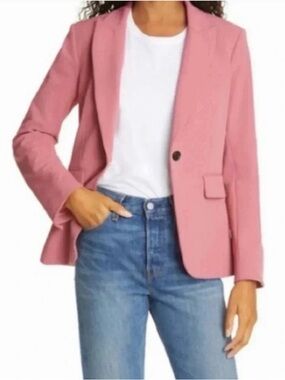 Veronica Beard Cutaway Dickey
Jacket Mauve Size 10